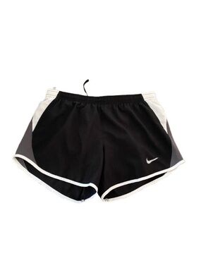 Nike Women's Black Athletic Shorts with White Trim